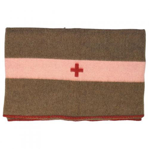 Schweizer Wolldecke CH Armeedecke Decke 200x150 Braun Schlafdecke Army Outdoor